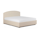 Кровать «Пальмира» без ПМ, 1600×2000 мм, встроенное основание, экокожа, цвет nice beige - Фото 4