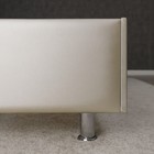 Кровать «Монблан» с ПМ, 160×200 см, экокожа, цвет ванильное суфле - Фото 6