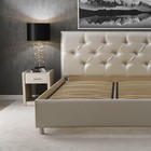 Кровать «Монблан» без ПМ, 180×200 см, экокожа, цвет ванильное суфле - Фото 3
