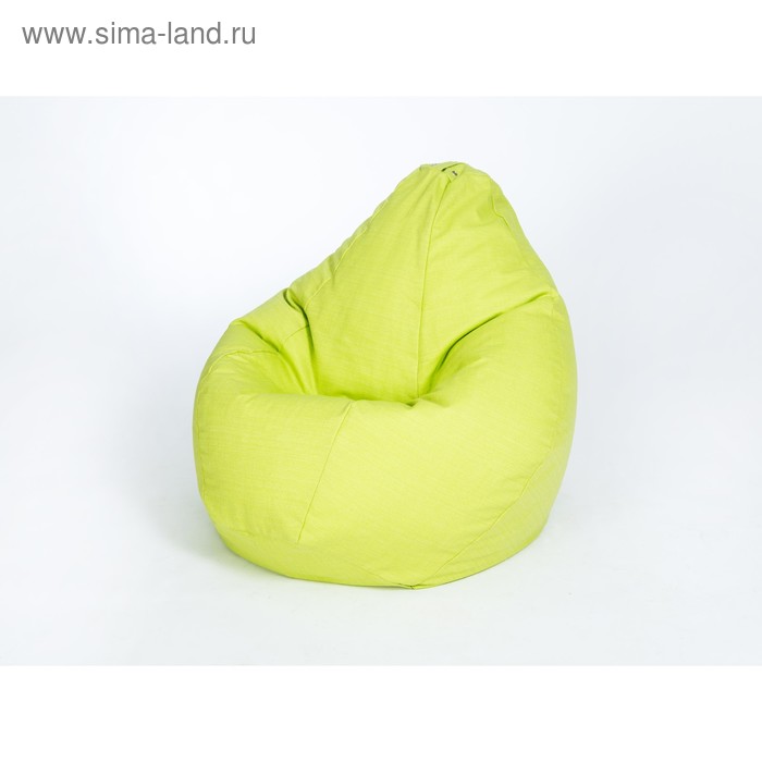 Кресло-мешок «ГРУША», малое, ширина 60 см, высота 85 см, цвет салатовый, жаккард - Фото 1