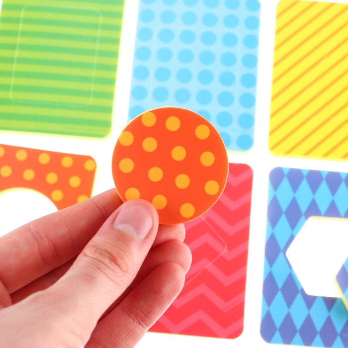 Набор стикеров EVA для игры в ванне «Геометрия» по методике Сегена, 6 шт. 44121