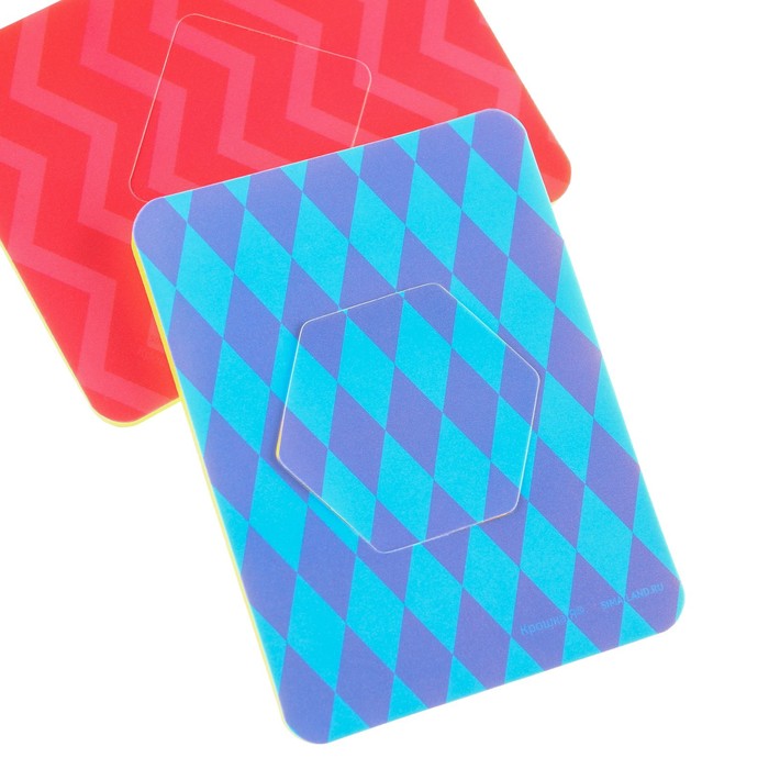 Набор стикеров EVA для игры в ванне «Геометрия» по методике Сегена, 6 шт. 44121