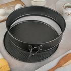 Форма для выпечки Доляна «Жаклин», 27,5×7,5 см, переносная, антипригарное покрытие, с крышкой, цвет МИКС - Фото 4