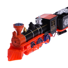 Железная дорога «Паровоз», со светозвуковыми эффектами, протяжённость пути 3.25 м, МИКС - Фото 6