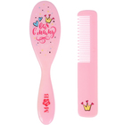 Расчёска детская, массажная щётка для волос «Наша принцесса», от 0 мес., рисунок МИКС - Фото 1