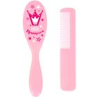 Расчёска детская, массажная щётка для волос «Наша принцесса», от 0 мес., рисунок МИКС - Фото 2