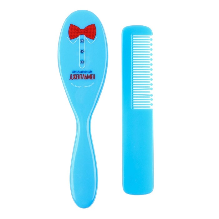 Расчёска детская, массажная щётка для волос «Маленький джентльмен», от 0 мес. - Фото 1