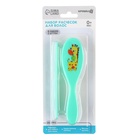 Расчёска детская, массажная щётка для волос «Жирафик», от 0 мес. - Фото 3