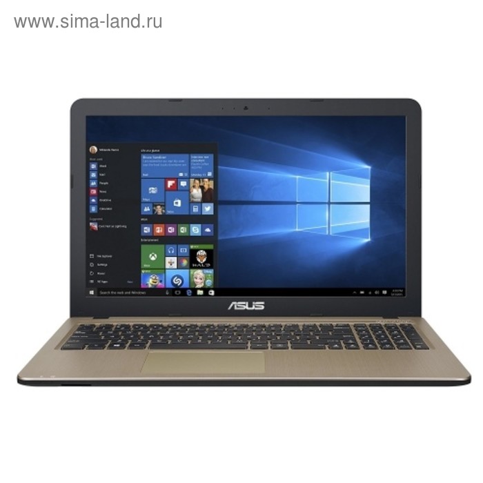 Ноутбук Asus VivoBook X540YA-XO047T 15.6"/1366x768/E1 7010/2Gb/500Gb/R2/W10 черный - Фото 1