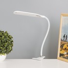 Лампа настольная RISALUX «Офисный белый», светодиодная, на прищепке, от USB, 11×7.5×60.5 см - Фото 5