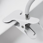 Лампа настольная RISALUX «Офисный белый», светодиодная, на прищепке, от USB, 11×7.5×60.5 см - Фото 9