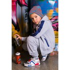 Спортивный костюм для мальчика Sport, комбиниров.плащевкой, серый, рост 146-152 (40) - Фото 2