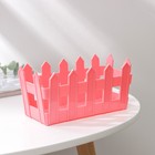 Кашпо для цветов «Заборчик», 18×9 см, цвет МИКС - Фото 1