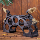 Подставка под бутылки «Аборигены на мосту», 32×60×15 см - Фото 1