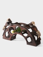 Подставка под бутылки «Аборигены на мосту», 32×60×15 см - Фото 1