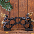 Подставка под бутылки «Аборигены на мосту», 32×60×15 см - Фото 2