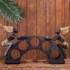 Подставка под бутылки «Аборигены на мосту», 32×60×15 см - Фото 3