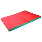Мат, 100x75x5 см, 1 сложение, цвет красный/зелёный - Фото 4