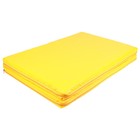 Мат, 100x75x5 см, 1 сложение, цвет жёлтый - Фото 3