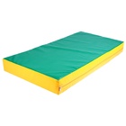 Мат, 100×50×10 см, винилискожа, красный, жёлтый, зелёный - Фото 4