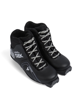 Ботинки лыжные TREK Level 4 SNS ИК, цвет чёрный, лого серый, размер 36