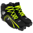 Ботинки лыжные TREK Level 1 SNS ИК, цвет чёрный, лого лайм неон, размер 44 - Фото 2