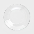 Набор тарелок стеклянный Invitation, d=19,5 см, 6 шт, цвет прозрачный - Фото 5