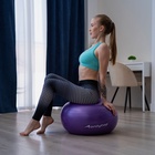 Фитбол ONLYTOP, d=65 см, 900 г, антивзрыв, цвет фиолетовый - Фото 11