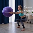 Фитбол ONLYTOP, d=65 см, 900 г, антивзрыв, цвет фиолетовый - Фото 6