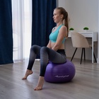 Фитбол ONLYTOP, d=65 см, 900 г, антивзрыв, цвет фиолетовый - Фото 10