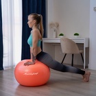 Фитбол ONLYTOP, d=65 см, 900 г, антивзрыв, цвет оранжевый - Фото 8