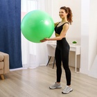 Фитбол ONLYTOP, d=75 см, 1000 г, антивзрыв, цвет зелёный - Фото 10