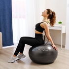 Фитбол, ONLYTOP, d=75 см, 1000 г, антивзрыв, цвет чёрный - Фото 5