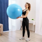 Фитбол ONLYTOP, d=85 см, 1400 г, антивзрыв, цвет голубой - Фото 9