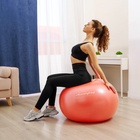 Фитбол ONLYTOP, d=85 см, 1400 г, антивзрыв, цвет оранжевый - Фото 7