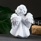 Фигура "Ангелочек со звездочкой" белый 11х8х15см - Фото 3