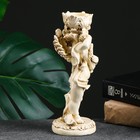 Подсвечник "Ангелочек" в правой руке, слоновая кость 14х8х22см - фото 25551915