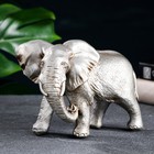 Фигура "Слон" серебро 18х9х13см - фото 2870516