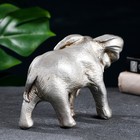 Фигура "Слон" серебро 18х9х13см - фото 8415067