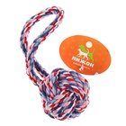 Игрушка канатная «Мяч с петлей», до 65 г, цвет МИКС - Фото 6