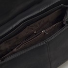 Сумка женская, отдел на молнии, наружный карман, длинный ремень, цвет чёрный - Фото 5