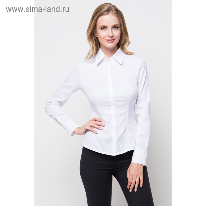 Рубашка женская, цвет белый, размер 42 - Фото 1