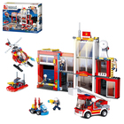 Конструктор «Пожарная станция», 612 деталей - Фото 1