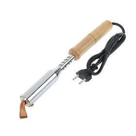 {{photo.Alt || photo.Description || 'УЦЕНКА Паяльник ТУНДРА, деревянная рукоятка, плоское жало, 150 Вт, 220 В'}}