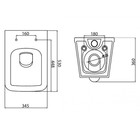 Чаша унитаза BelBagno DORY BB514CHR, подвесной - Фото 3