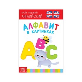 Развивающая книжка «Алфавит в картинках. Английский язык», 20 страниц 3663636