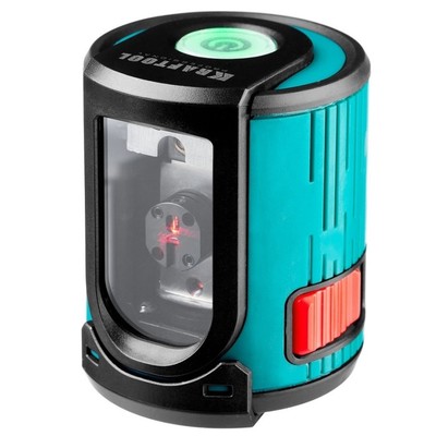 Нивелир лазерный KRAFTOOL CL 20 34700, линейный, сверхъяркий, 2 луча, 20 м, ±0.2 мм/м, IP54