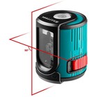 Нивелир лазерный KRAFTOOL CL 20 34700, линейный, сверхъяркий, 2 луча, 20 м, ±0.2 мм/м, IP54 - Фото 2
