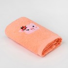 Полотенце махровое с вышивкой "Свинка" 30х60см, 340 г/м2, 100% хлопок - Фото 6