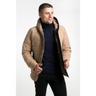 Куртка мужская утеплённая с капюшоном, р.48, цв.бежевый - Фото 3